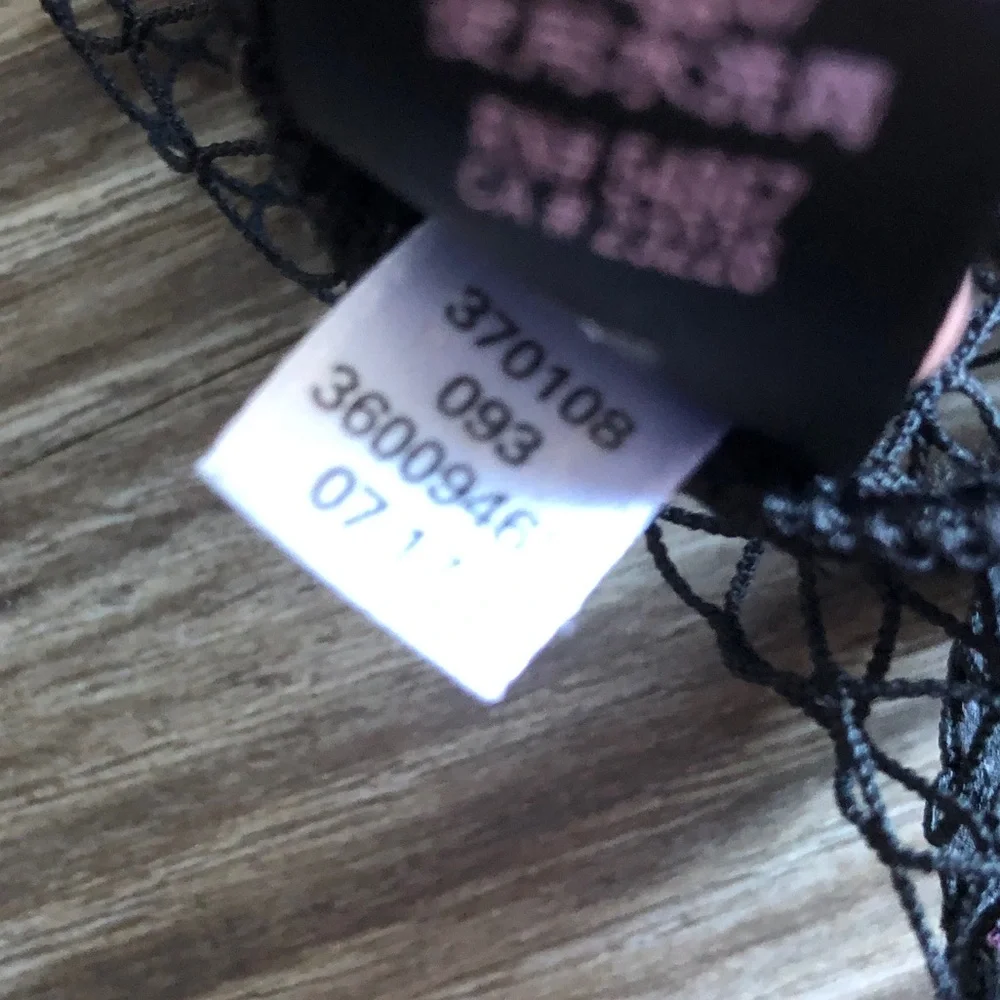 Victoria’s Secret Sheer Fishnet Mesh Slip Dress Lingerie M/L Black